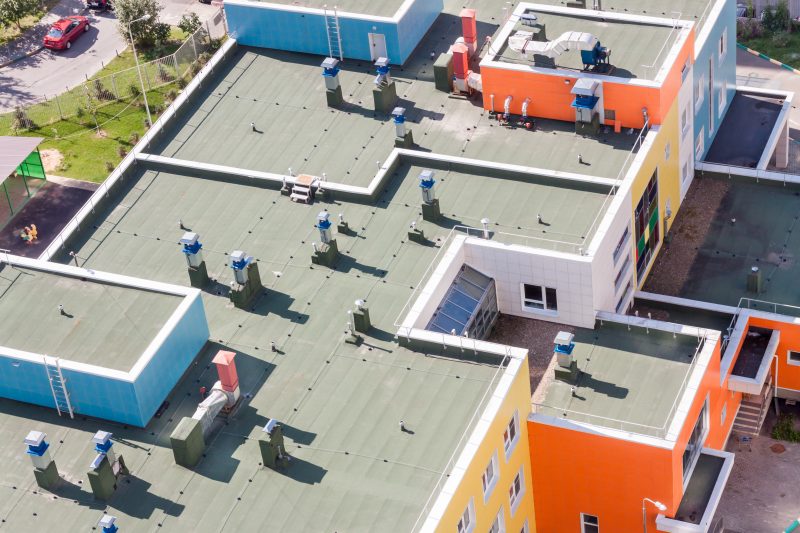 what is commercial flat roofing?